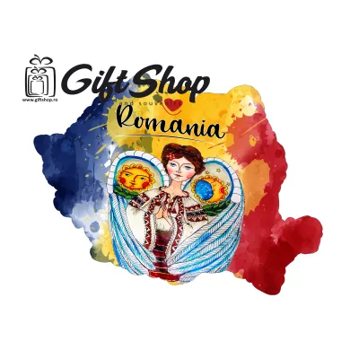 Harta romania, magnet frigider mgs023